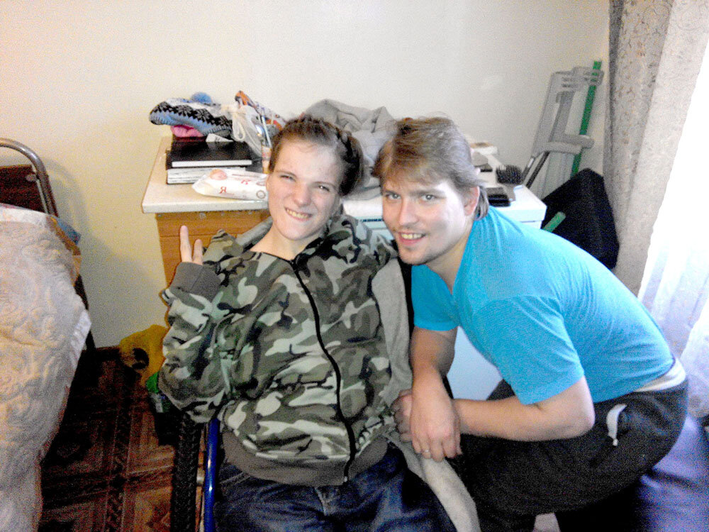    Когда Светлана и Анатолий создали семью, им выделили комнату в гериатрическом интернате. Фото: АиФ-Крым