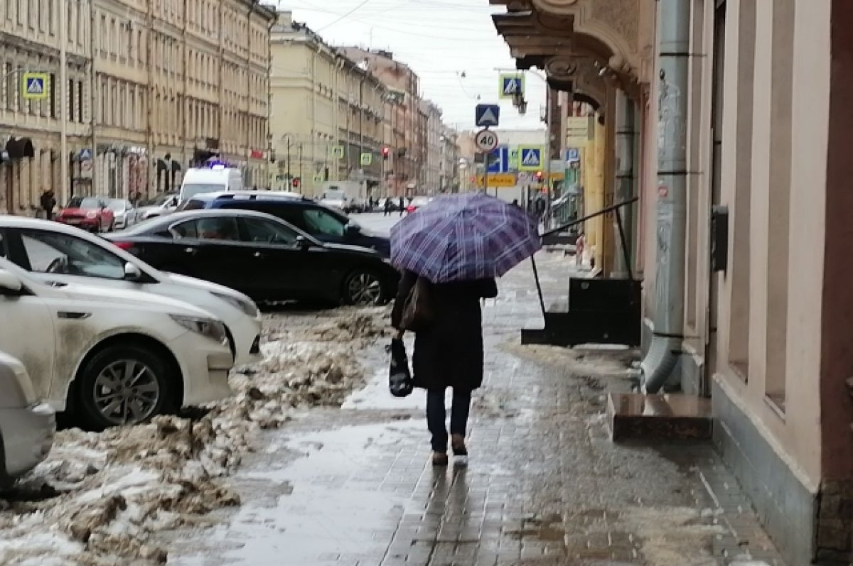    На Петербург идут потепление и ледяные дожди