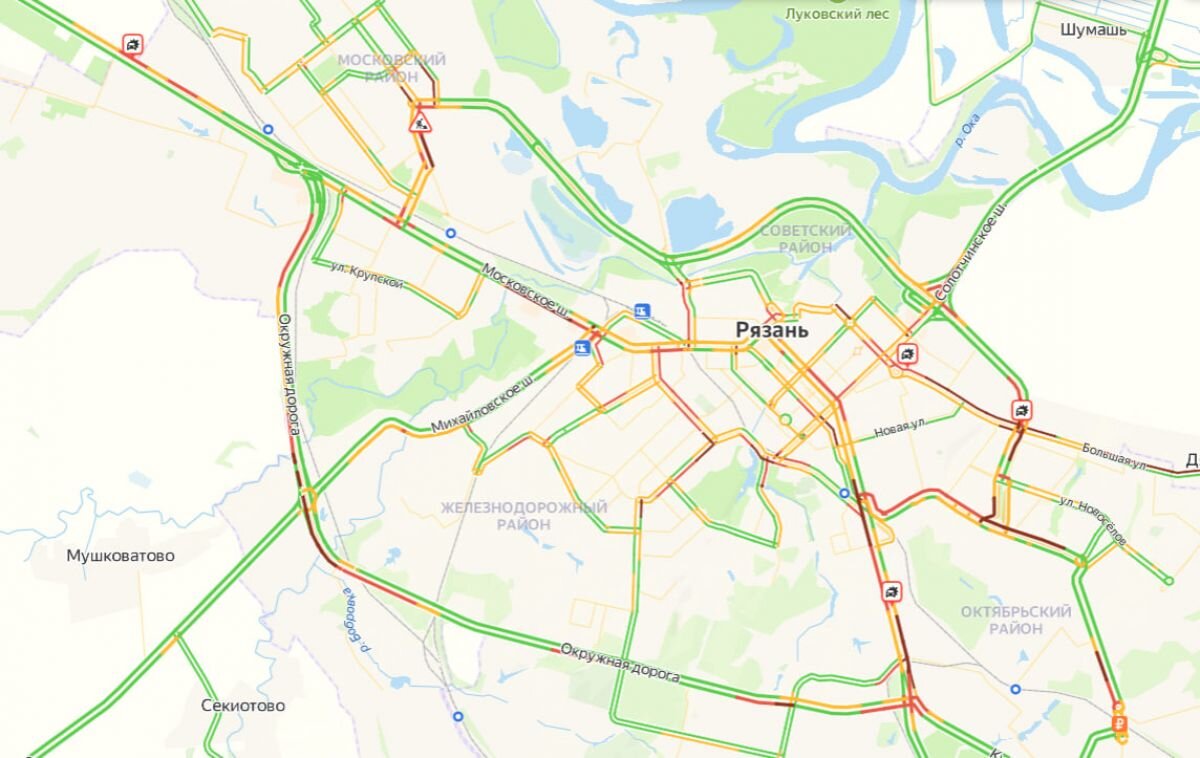 Карта Рязани с улицами и номерами домов — Яндекс Карты