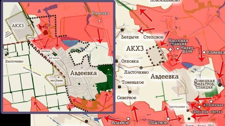 В результате боевых действий в Авдеевке случилась первая массовая гибель украинок. На грани истощения резервов Киев пускает в бой все имеющиеся у него резервы.-3