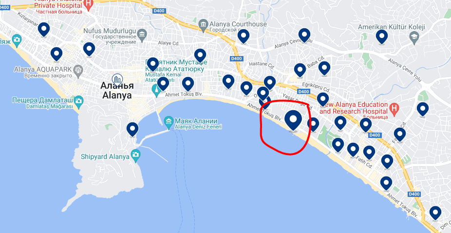 Может глядя на карту уже узнали этот отель?