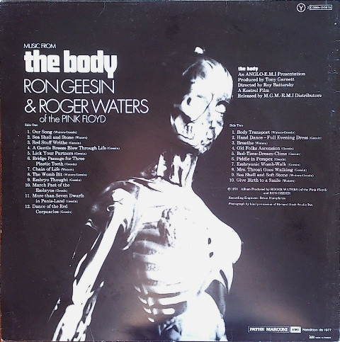 Обложка LP "Music from The Body", 1970
