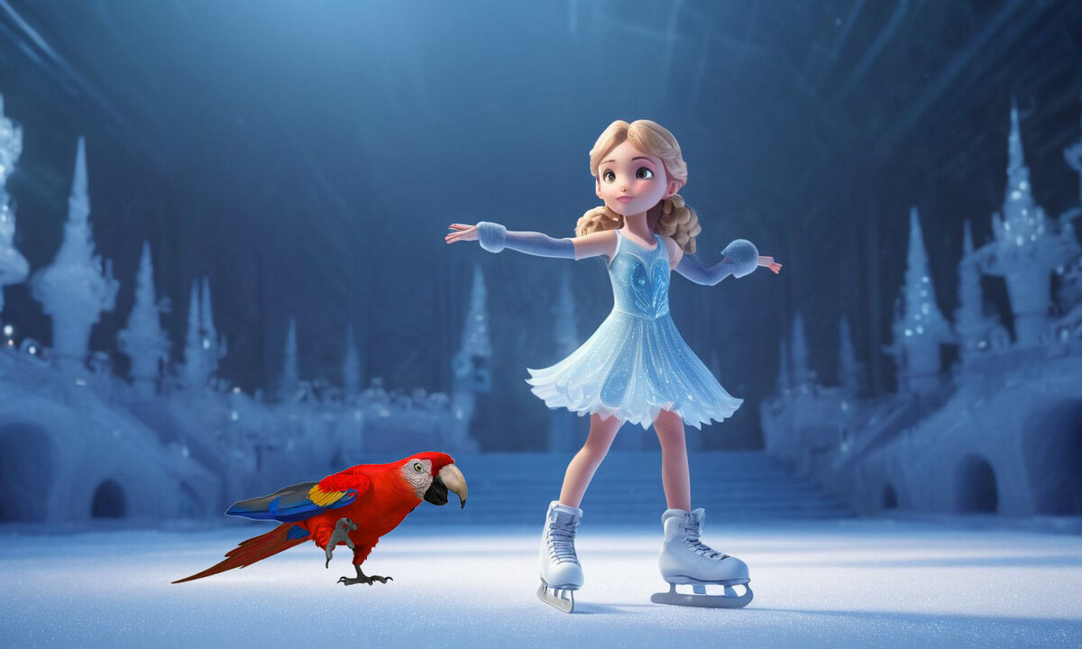 Рада в ледовом дворце. Рассказ Флиртуша"