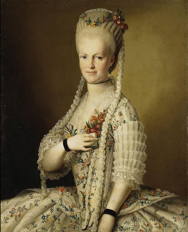К.Л. Христинек. Портрет Сарры Грейг. 1775. Государственный Эрмитаж (?)