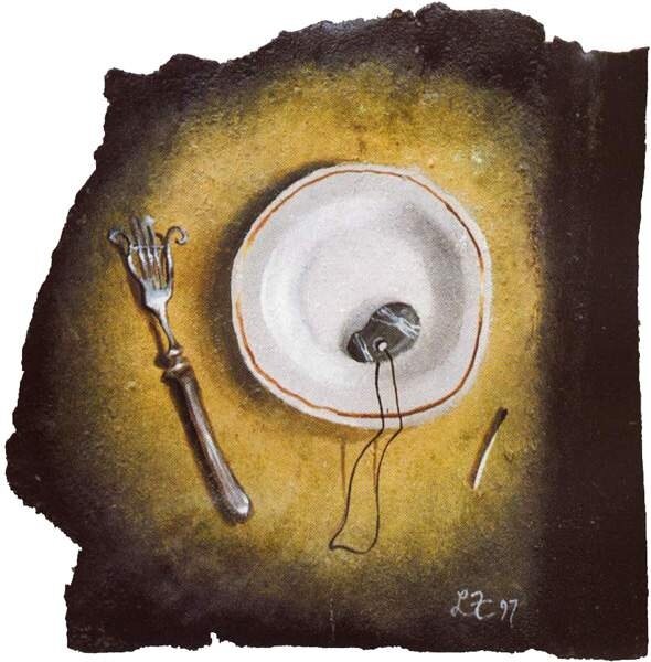 Картина художника Демьяна Ленкова «Трапеза»