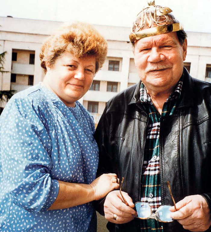 Михаил Пуговкин и Ирина Константиновна. 