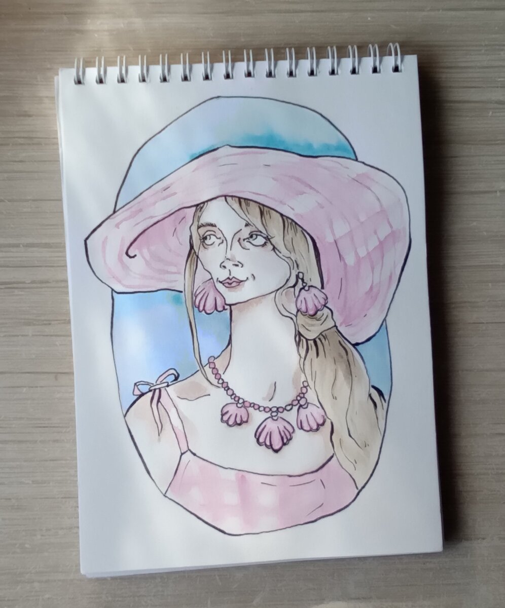 Авторская иллюстрация "Марго Робби в образе Барби"