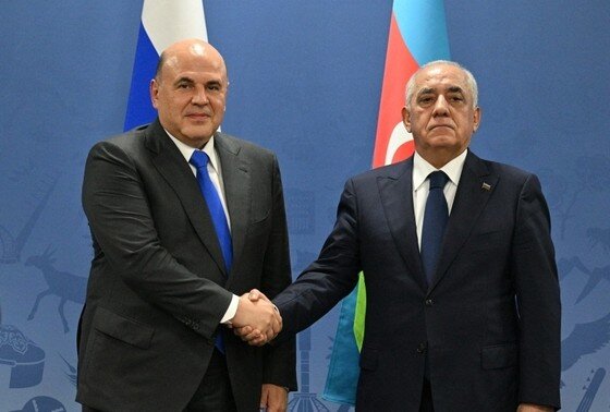    Михаил Мишустин и Али Асадов
