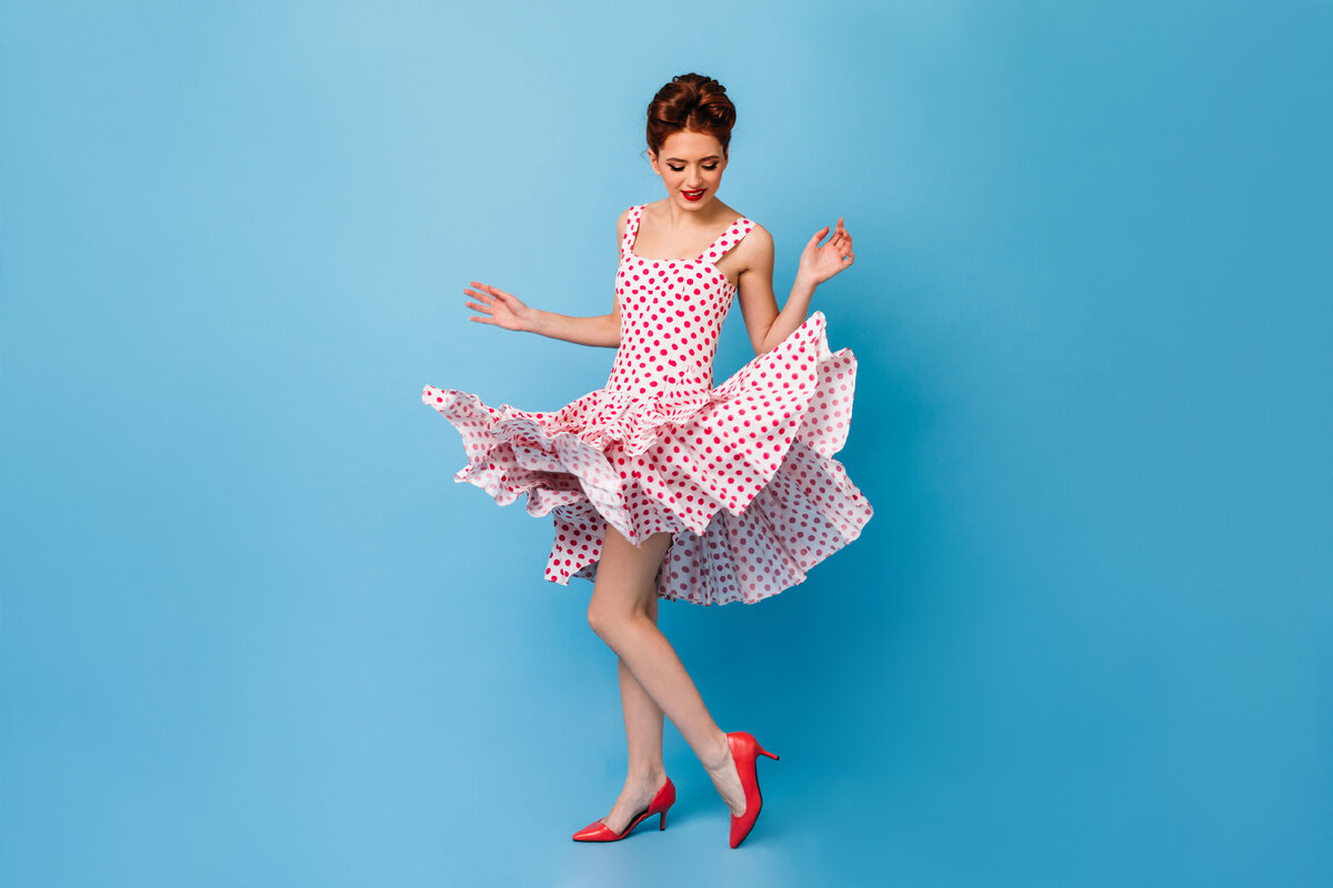 <a href="https://www.freepik.com/free-photo/full-length-view-glad-woman-dancing-blue-background-pinup-girl-polkadot-dress-having-fun_23676232.htm#fromView=search&page=1&position=4&uuid=b2c7b6c0-efcf-41ef-91f5-f6f2b78dc175">Image by lookstudio on Freepik</a>