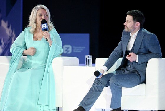    Антон и Виктория Макарские