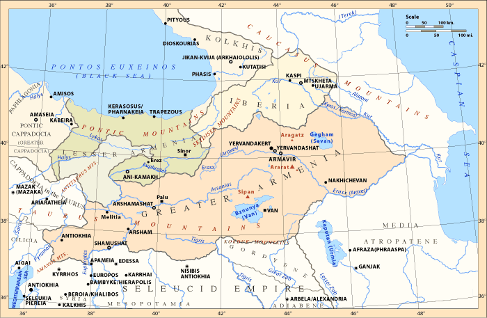 Великая Армения во II-м веке до н.э