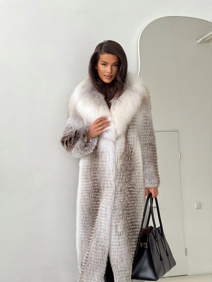 Шуба из лисы 