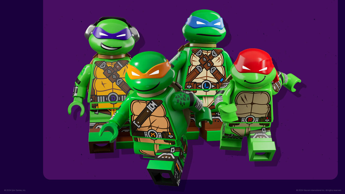 Черепашки в виде "Лего"