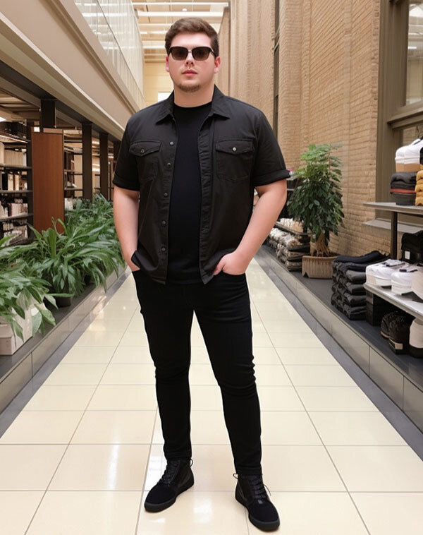 одежда для полных мужчин