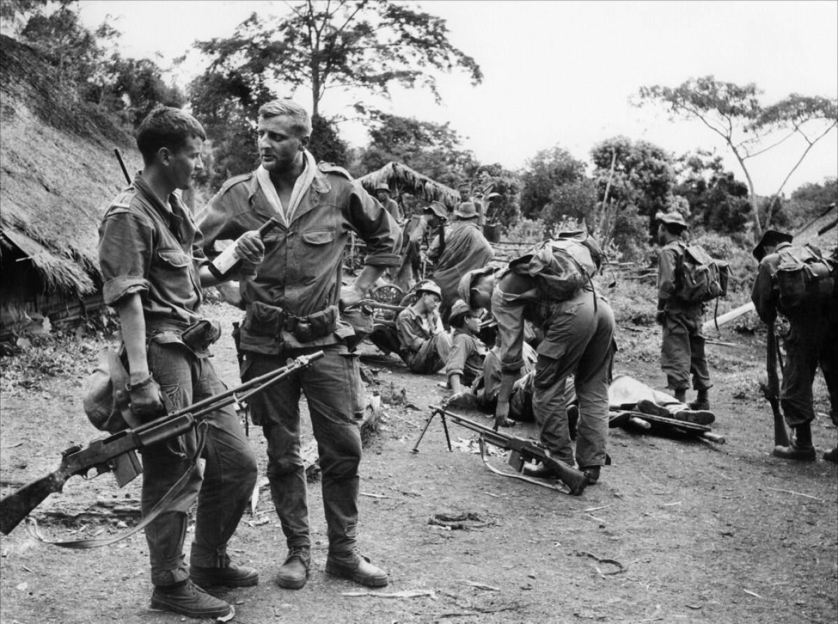 Французские солдаты в Индокитае. Из открытых источников