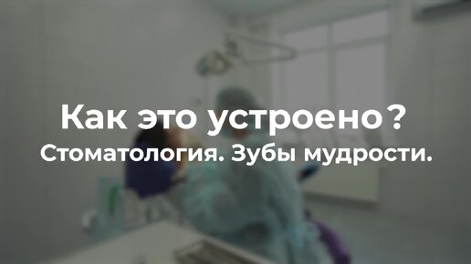 «Как это устроено? Стоматология. Зубы мудрости»