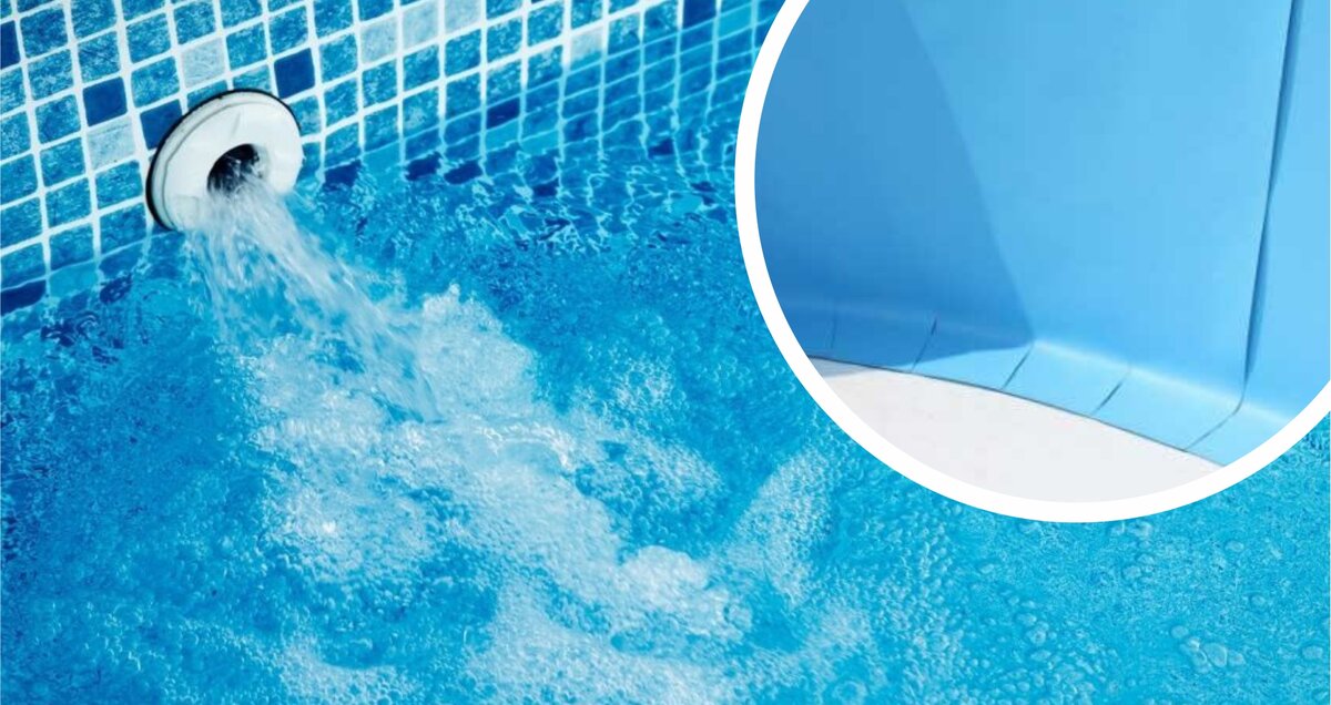 Плёнка из ПВХ - ненадежный облицовочный материал для  бассейна