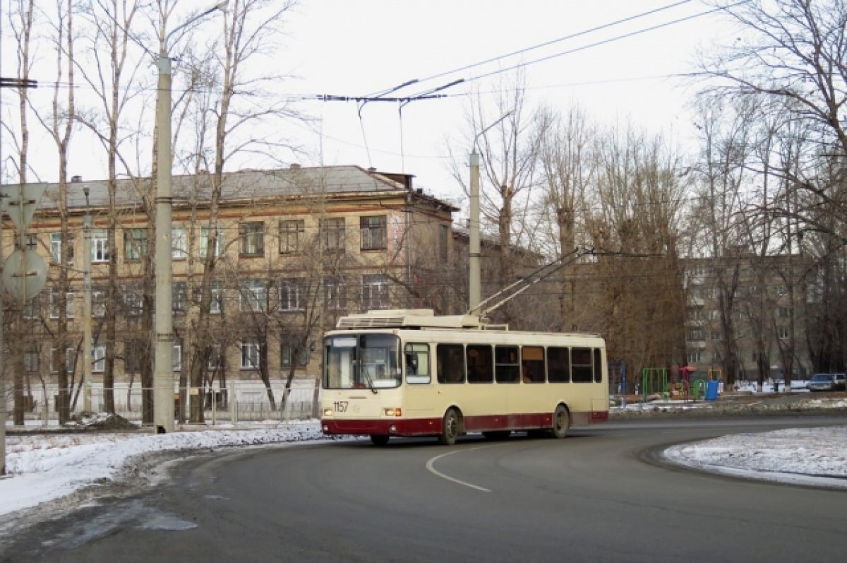    В Челябинске троллейбусы временно меняют маршруты
