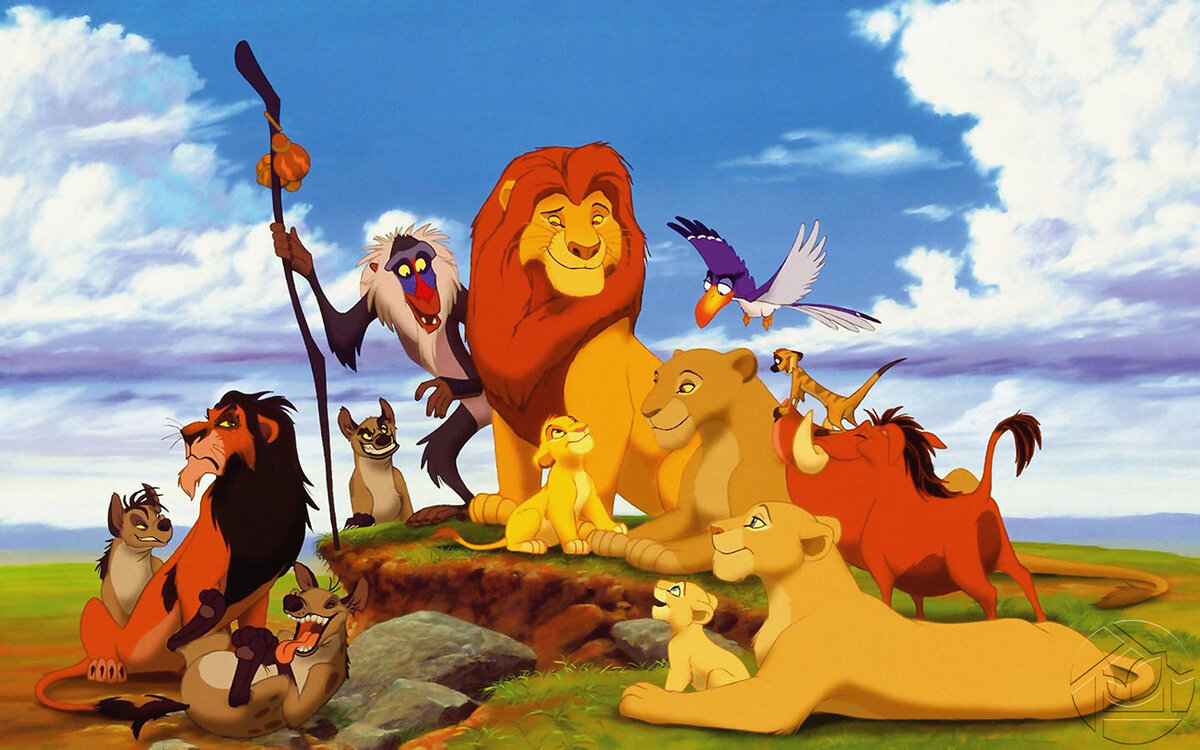 Кадр из мультфильма «Король лев»