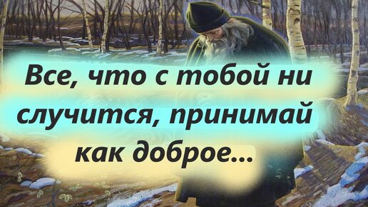 Всё случающееся с нами, до самого малейшего, бывает по Промыслу Божию. Святые отцы. Наставления