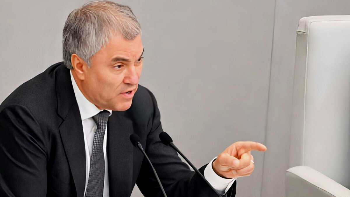 Председатель Госдумы РФ Вячеслав Володин