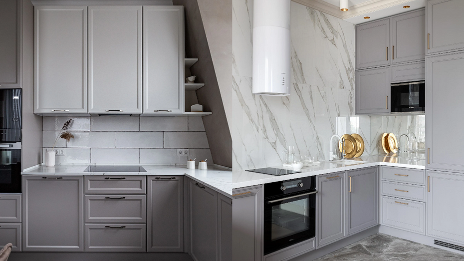 Проекты дизайнеров Елены Максимовой (слева) и Натальи Чапило (справа)