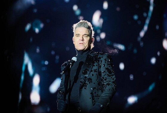    Британский певец Робби Уильямс