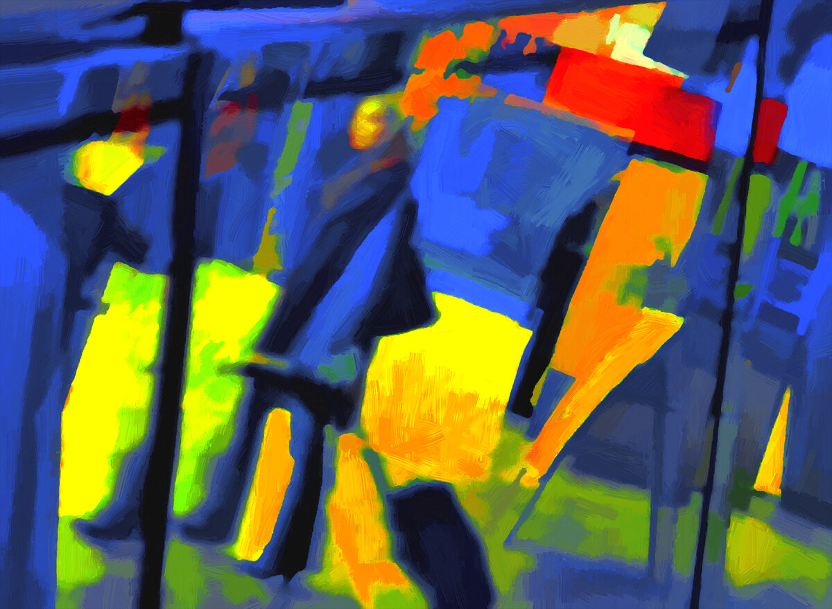 2.   Вокзальная суета...  /Франкфурт/