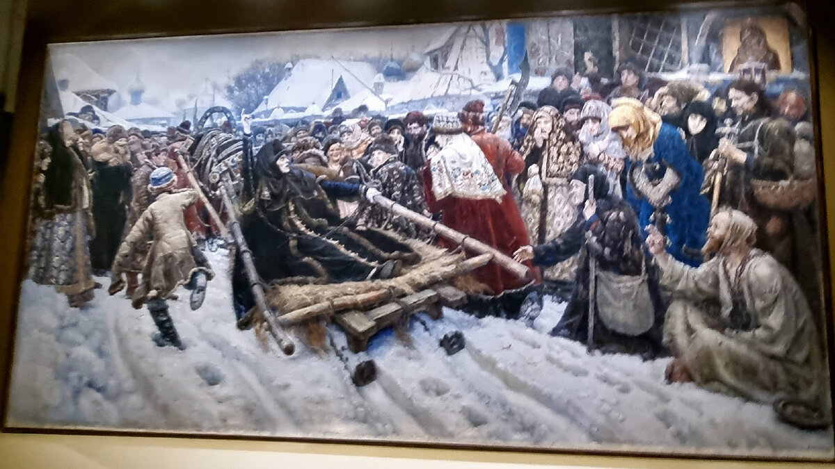 Боярыня Морозова. 1887. Холст, масло. Государственная Третьяковская галерея.