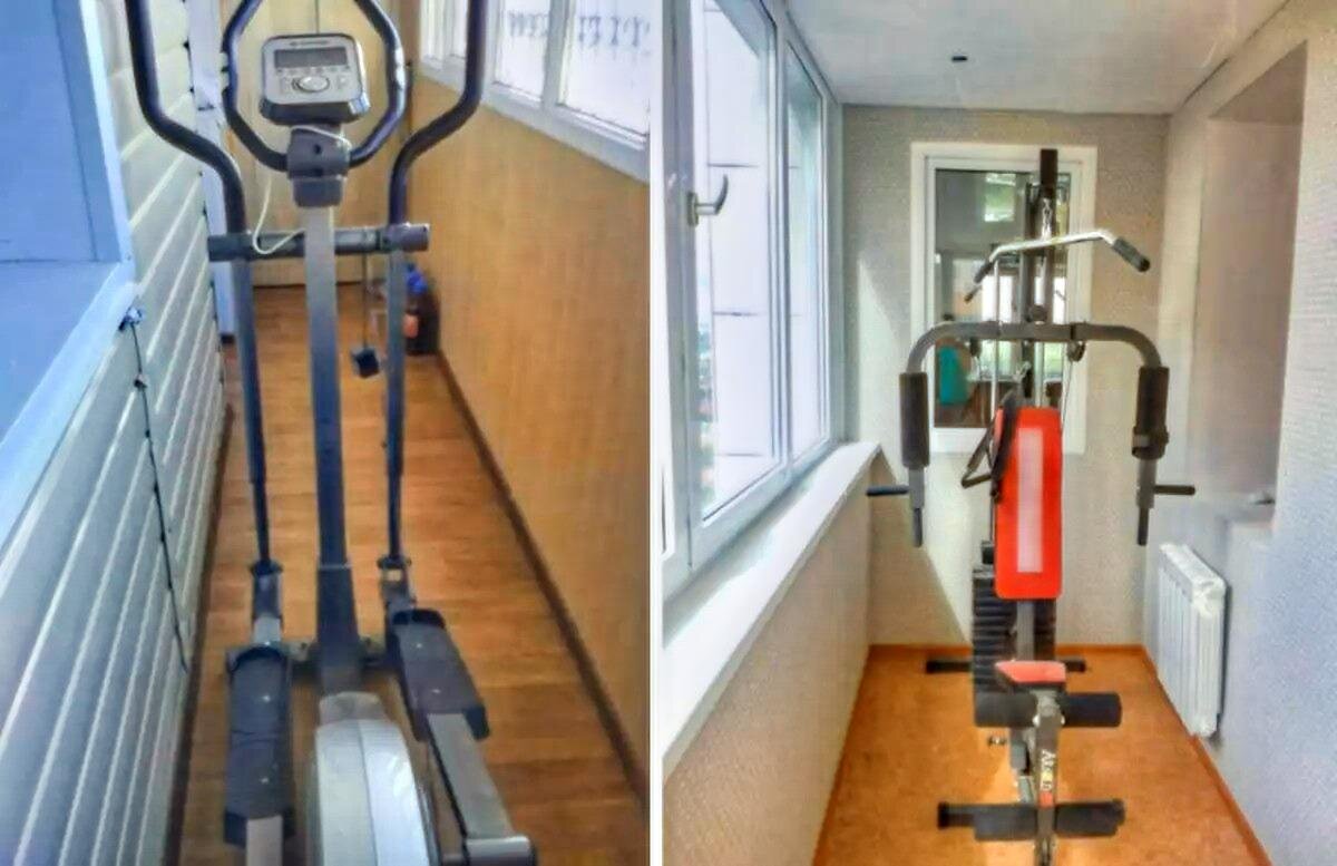 Тренажеры на балконе