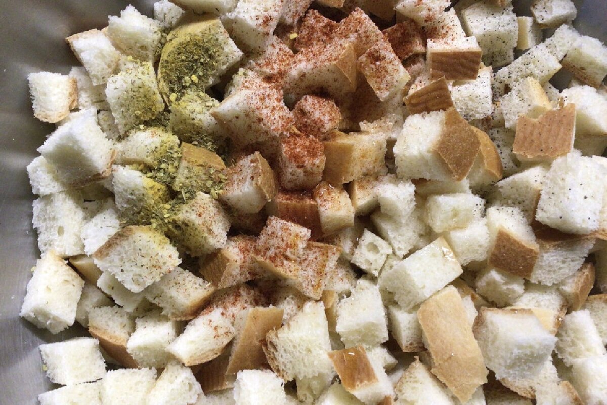 Нарезка батона для пиццы. Фото автора