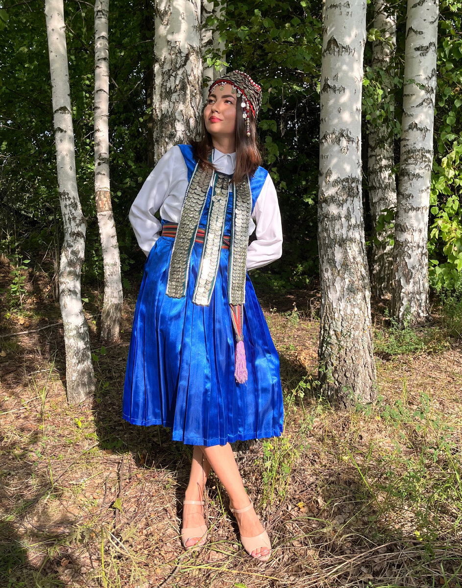Я летом в национальном Чувашском одеянии