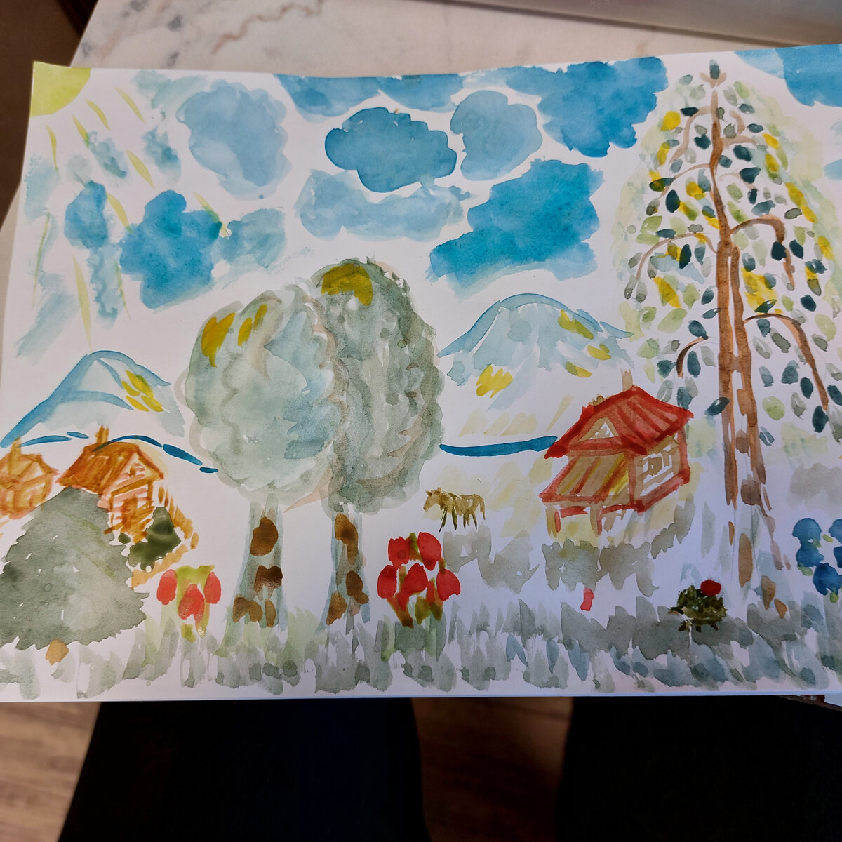 Это я нарисовала свои мечты