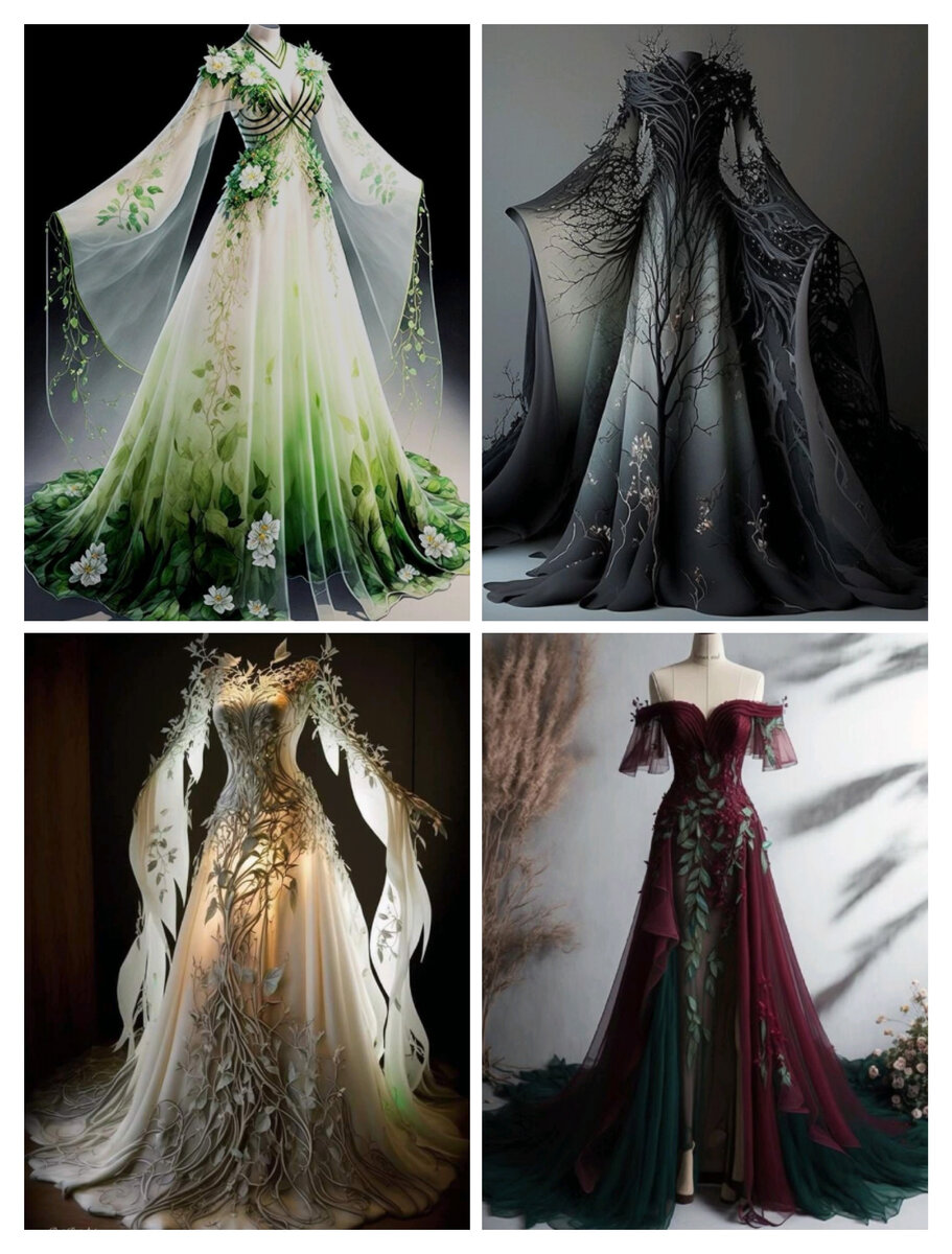 Выбери платье и узнай свое будущее!