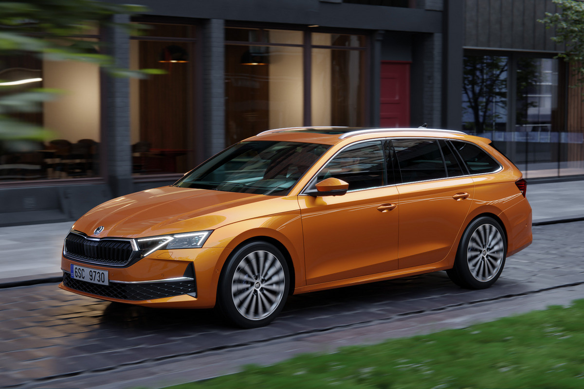 Обновленный универсал Skoda Octavia 