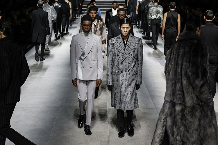    Костюмы Dolce & Gabbana во время Недели моды в Милане Фото: Ik Aldama / www.globallookpress.com