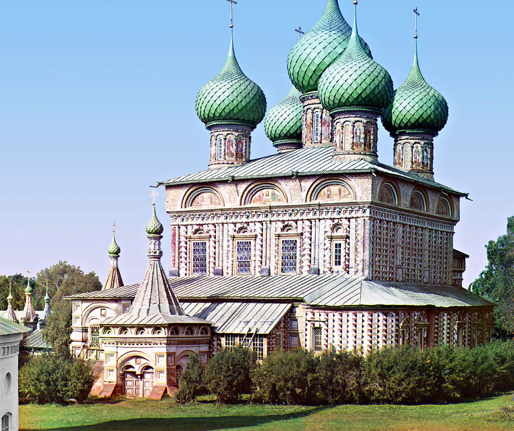 Церковь Воскресения на Дебре, первая половина XVII в.; фото С. М. Прокудина-Горского, 1910 г. 
