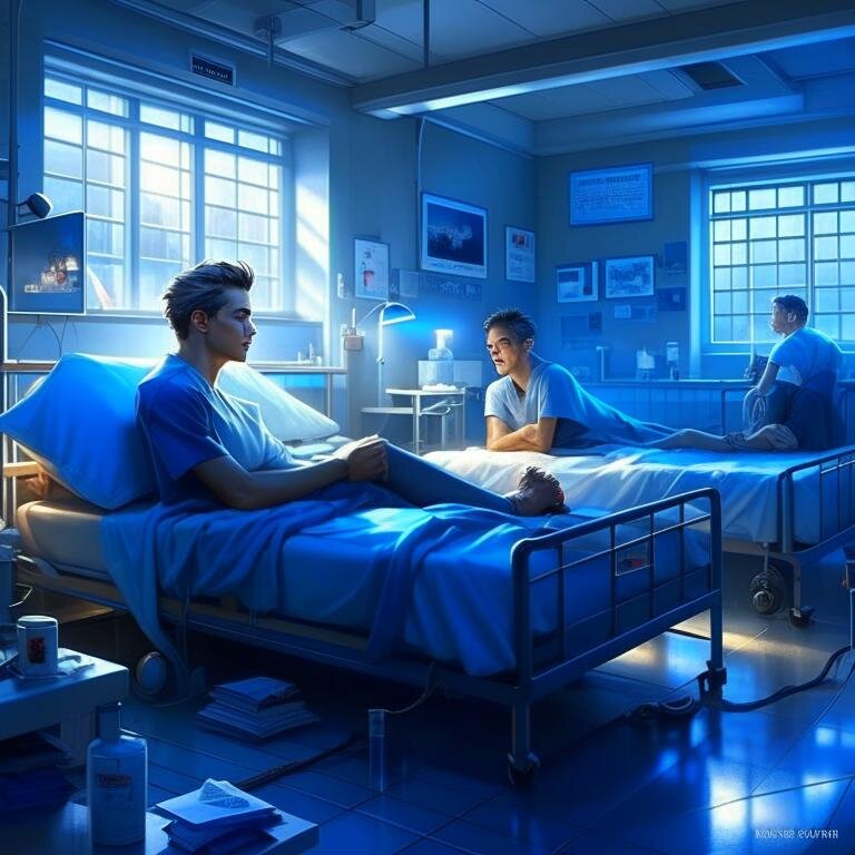 Так нейросеть представила мне моего больного по описанию (Kandinsky 2.2)