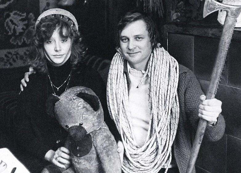 Стефанович с Аллой в Польше. 1980 год