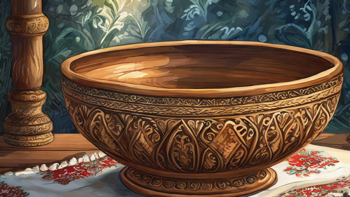 Чаша с волшебной водицей(ИИ)