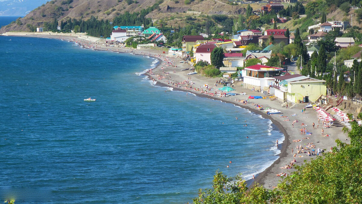 Обзор поселка Солнечногорское (Крым). Пляжи. Жилье. Достопримечательности |  w-sail | Дзен