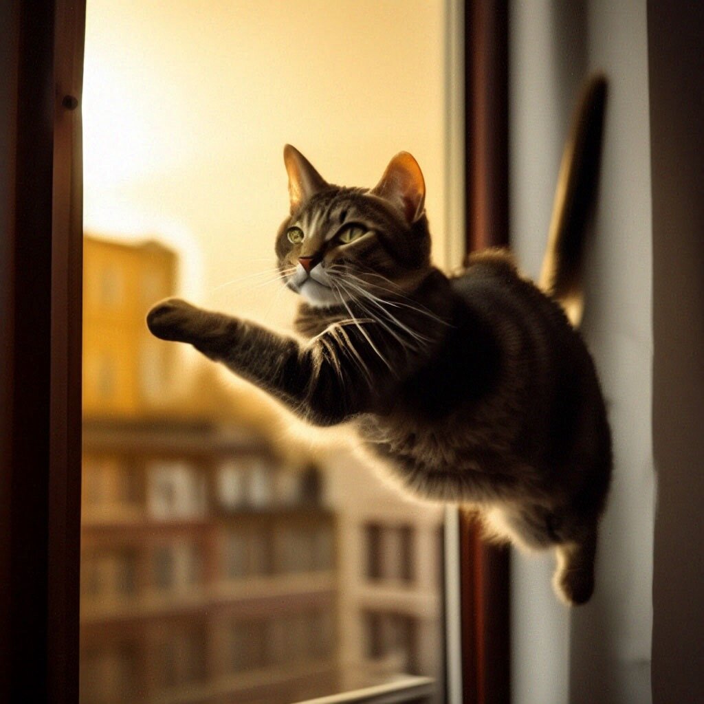 Как быстро кот мчится услышав звук «кис-кис» к нам на