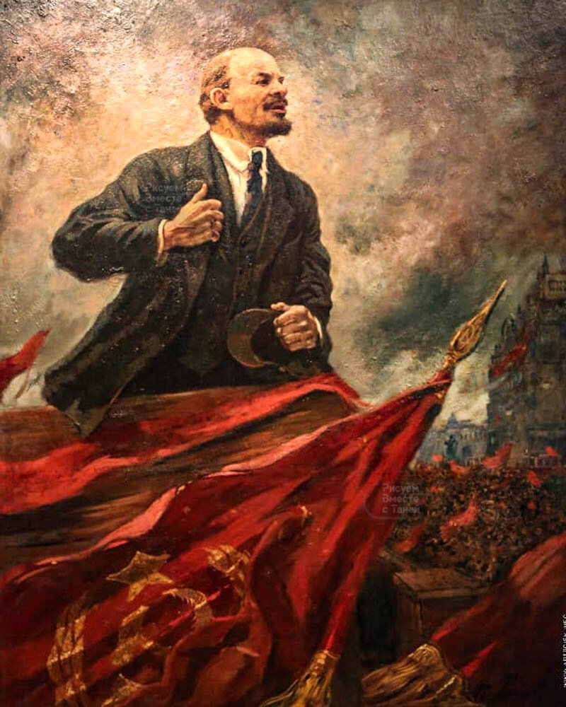Ленин на трибуне