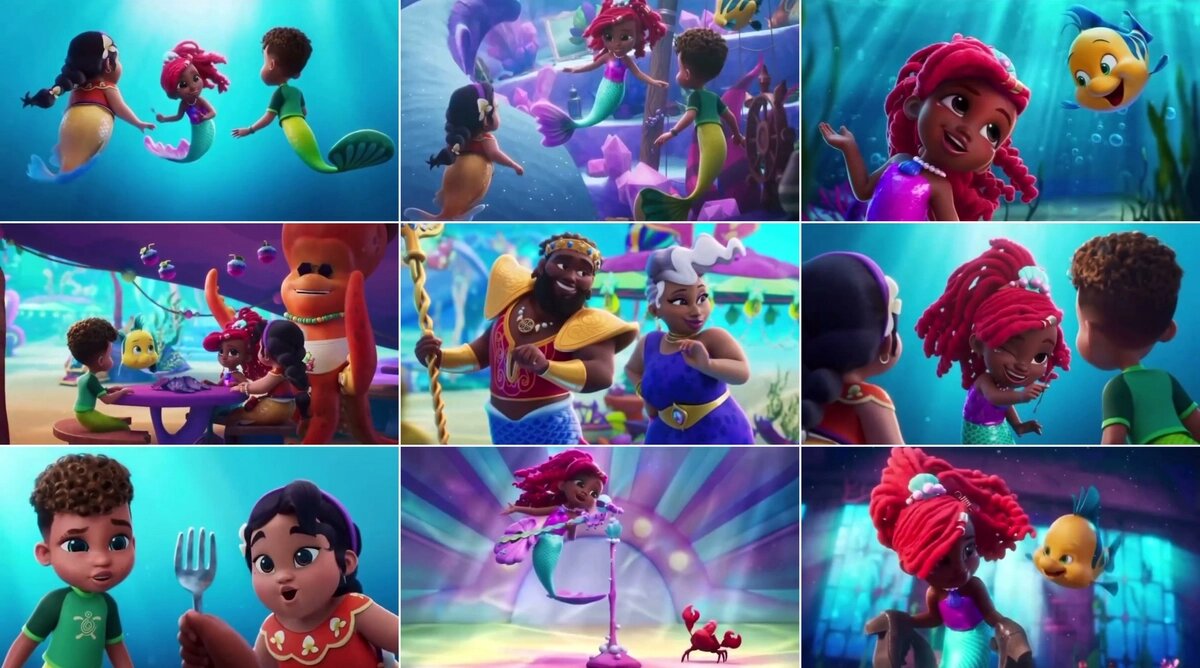 Внимание: шок-контент! На одном из сабантуев для своих Disney представил анонсированный в прошлом году мультсериал Disney Junior's Ariel, который покажет уже этим летом.
