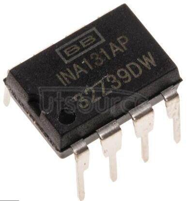 INA131AP - дифференциальный усилитель с высокой точностью, низким уровнем шума, высокой скоростью и усилением 1. Устройство предназначено для работы с одним источником питания и имеет широкий диапазон входного напряжения с общим модулем. Он имеет 8 - контактный DIP (двухрядное прямое уплотнение) и подходит для широкого спектра применений, включая аудио, приборы, медицинские и автомобильные. Характеристики: * Низкий шум: 2.2nV / Gz * Высокоскоростная скорость: 1 МГц * Широкий диапазон входного напряжения: ±15V * Работа с одним источником питания: ±2.5V - ±18V * Низкий входной ток смещения: 1pA * Низкое входное напряжение смещения: 0.5mV * Низкий выходной ток смещения: 0.5pA Приложение: * Аудиоусилитель * Инструментальный усилитель * Медицинский прибор * Автомобильная система(Только для информации) Ссылка на продукт：https://www.utsource.net/ru/itm/p/33045.html