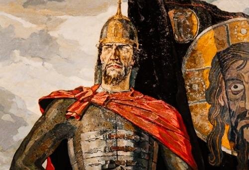 Александр Невский. Художник Павел Корин. 1942.