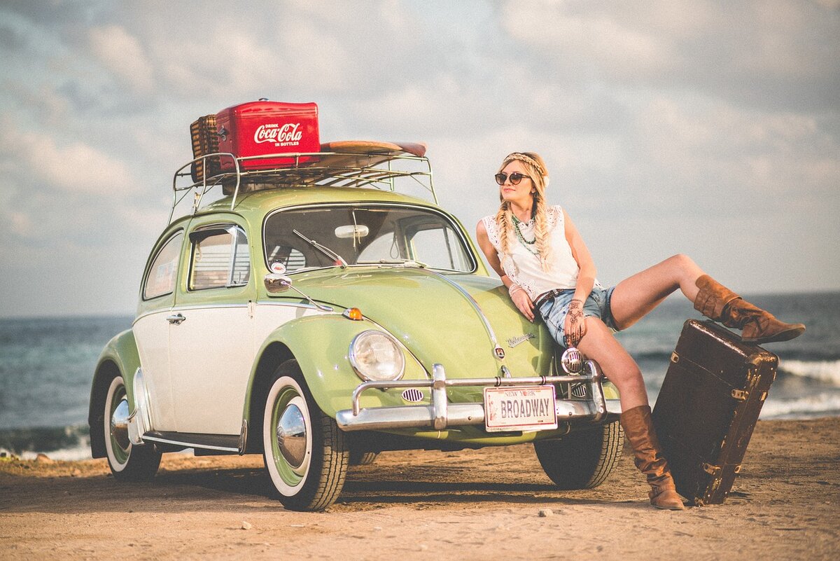 Рекламные плакаты Volkswagen Beetle