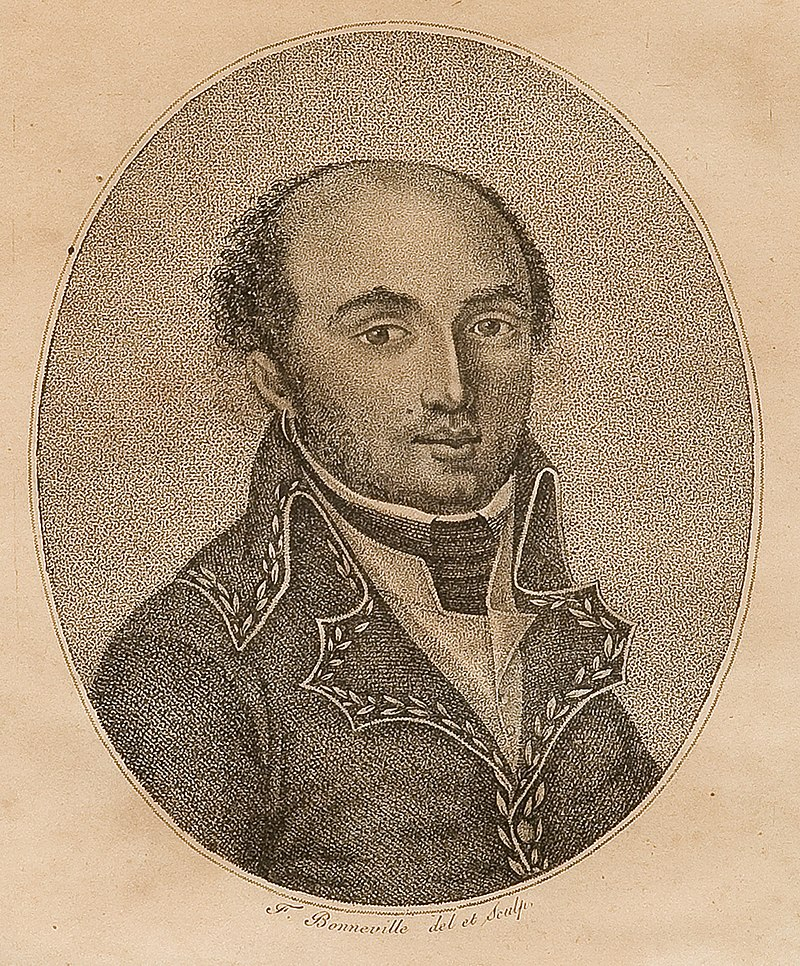 Александр Дюма, гравюра Франсуа Бонневиля, конец XVIII века