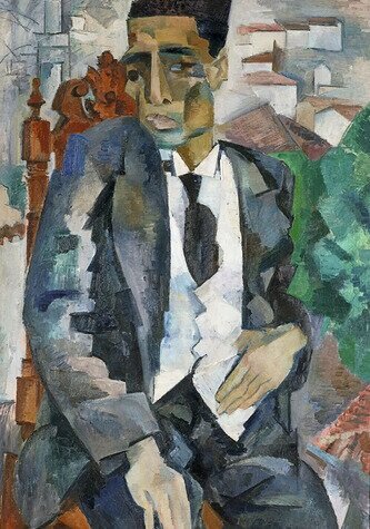 Фальк. Портрет татарского журналиста Мидхата Рефатова. 1915.