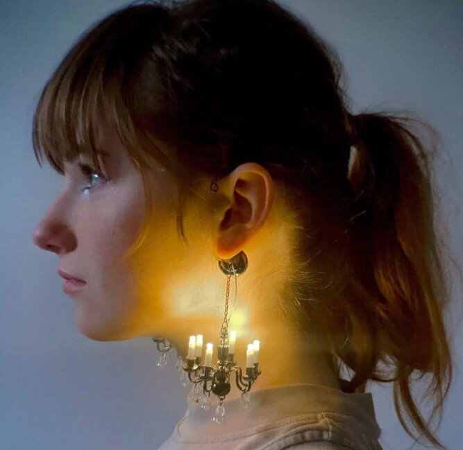 серьги люстры